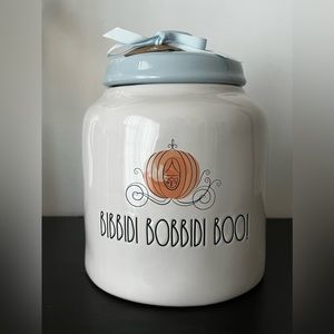 DisneyxRaeDunn collaboration glass cookie jar or storage jar